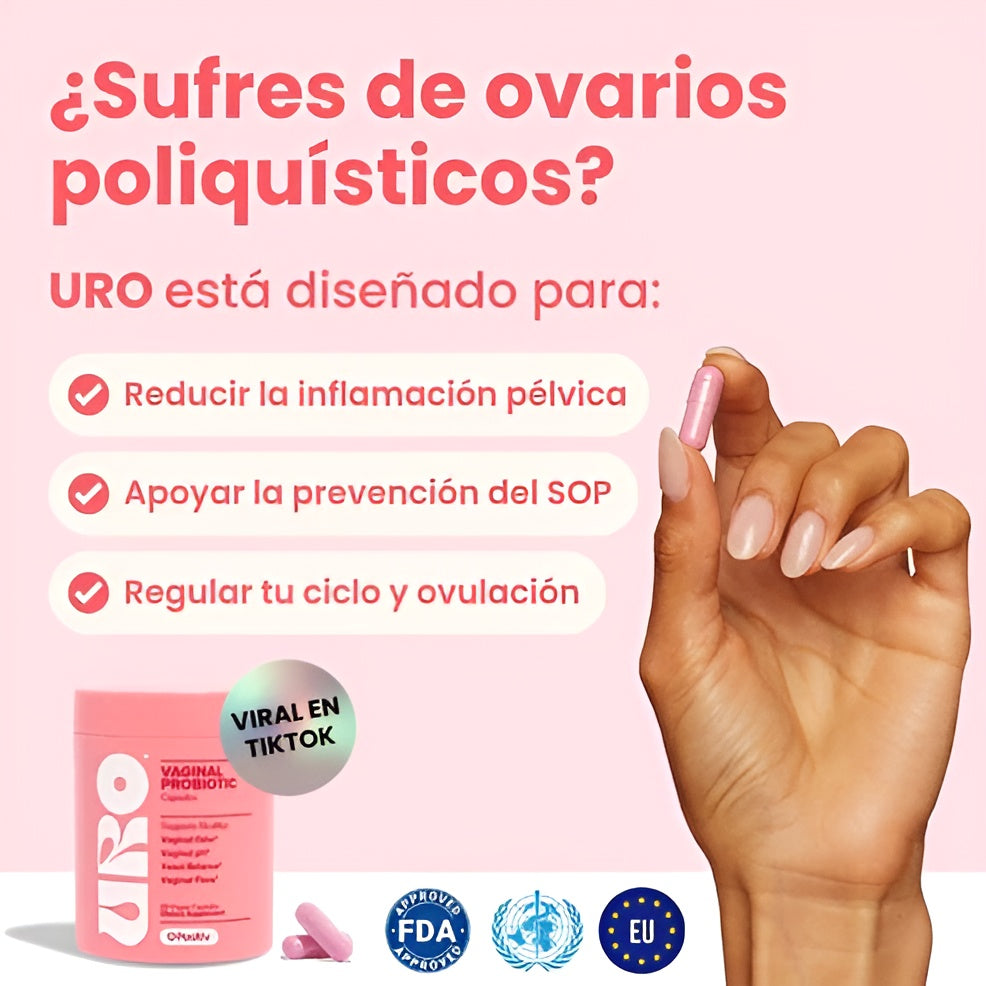 URO Probiótico Vaginales 60 Capsulas