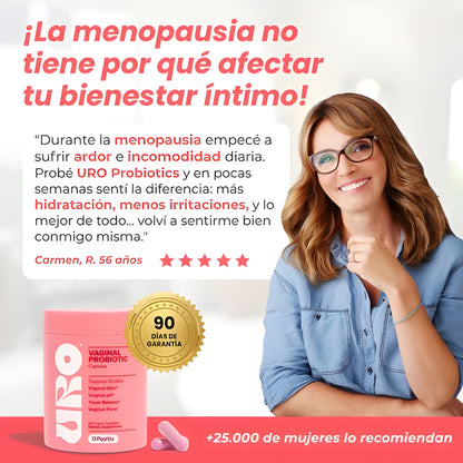 URO Probiótico Vaginales 60 Capsulas