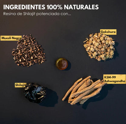 Caramelos de shilajit Puro - Aumenta x10 tu energía y bienestar